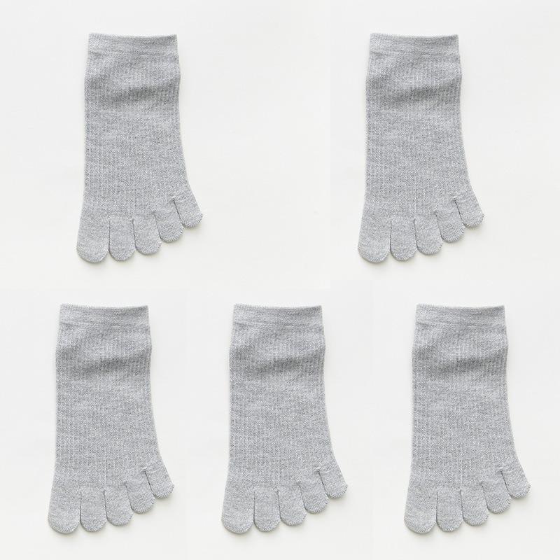 5 Pairs of Female Summer Thin Lovely Deodorizing Sweat Absorbing Breathable Five Toe Socks