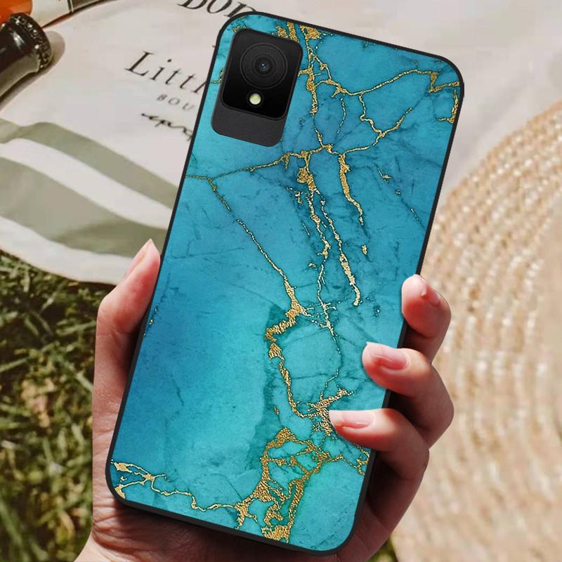 For TCL 502 Case Shockproof Soft Silicone TPU Bumper for TCL 502 Global Cover Cat Luxury  TCL502 Cute Cartoon Shell