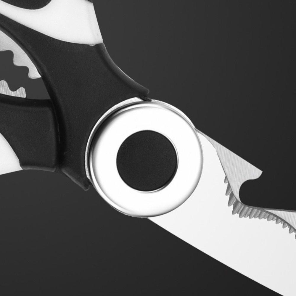 Multifunktionale Küchenschere für den Haushalt, zum Töten von Fisch, zum Schneiden von Gemüse, zum Braten von Broilern, Knochenschere aus Edelstahl