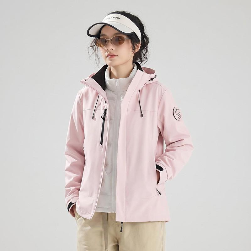 3-in-1 Abnehmbare Kapuze Winddichte Wasserdichte Outdoor-Jacke Mit Entendaunen-Isolierung Wandern Camping Trekking Winter
