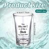 Kigeli 48 Pcs Funny Shot Glasses for Adults 1.2oz Shot Glasses Bulk Thick Base Acrylic Clear Small Shot Glasses Set for Adult Birthday Party