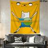 Adventure Time Pattern Home Decor Tapestry, Wall Hanging, Decorative RV Wall Cloth.MGT0918427