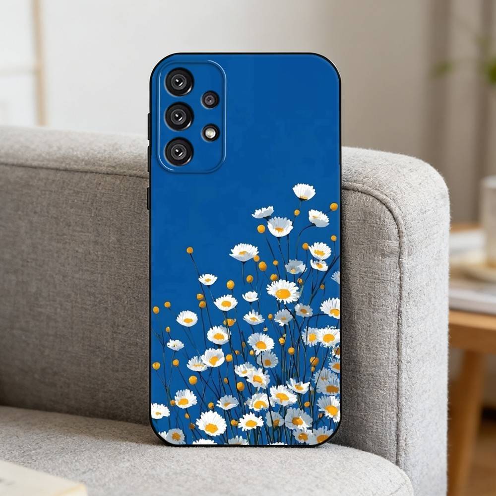 B-Beautiful Flowers   Phone Case For Samsung S25,S24,S21,S22,S23,S30,Ultra,S20,Plus,Fe,Note,10,9,5G Black Cover