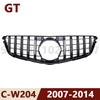 For 2007-2014 W204 C-Class Mercedes Benz C180 C200 C250 C300 C43 AMG GT Front Bumper Grille Hood Grill