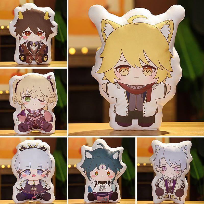 Plush Impact Genshin Pillow Toys Characters Soft Cartoon Cushion Pillow Hugging