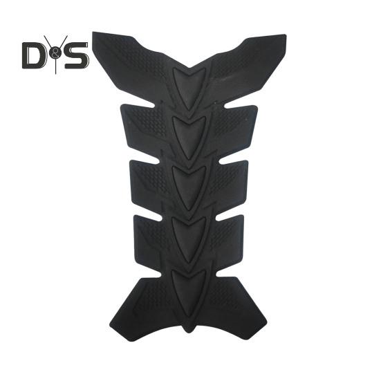 

Универсальная 3D наклейка на бензобак мотоцикла, самоклеящаяся, сильная липкость, водостойкая съемная защитная наклейка для топливного бака, накладка чёрный