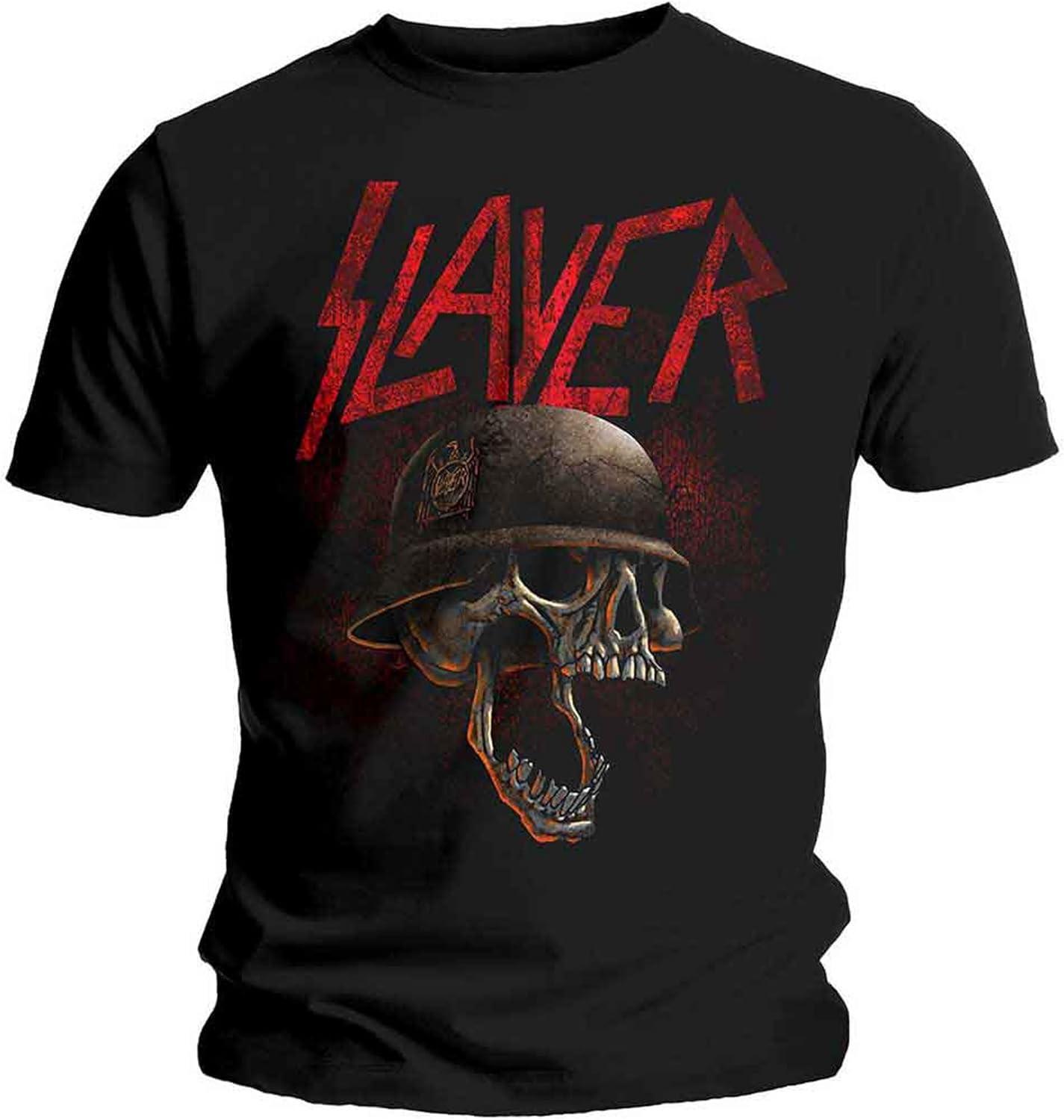 Slayer Hellmitt Band Logo T Shirt S