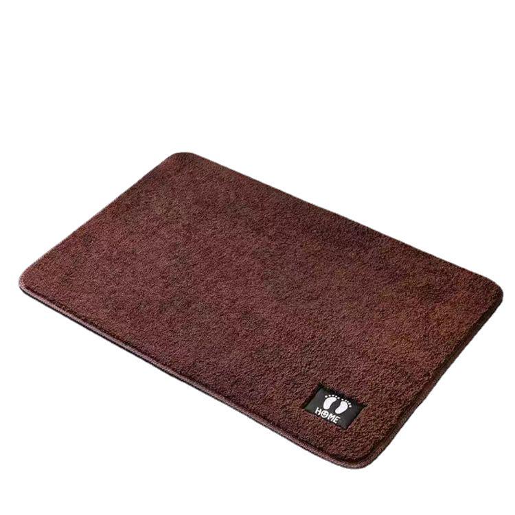 Thickened Non-Slip Absorbent Bathroom Floor Mats - Waterproof & Dirt-Resistant Door Mats and Toilet Foot Mats.