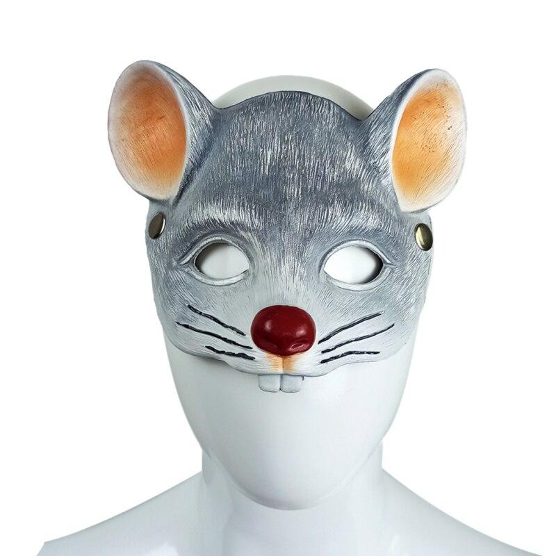 Erwachsene Kinder Halloween Karneval Maskerade 3D Dreidimensionale PU-Schaum-Mausmaske