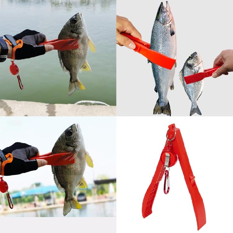 Plastic Fishing Pliers Grip Holder Fish Gripper Catcher Fish Control Clamps Fishing Accessories for Most Freshwater Fish