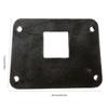 Folding Bicycles Bag Basket Bracket Front Carriers Block Adapter with Screw Plastic Folding Bicycles Bag Rack Mount Base