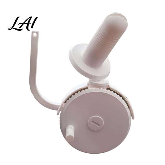 Beginners Yarn Hand-Cranked Ball Table Clamp, Winder with Holder, Manual Portable Maker Wool Spinner