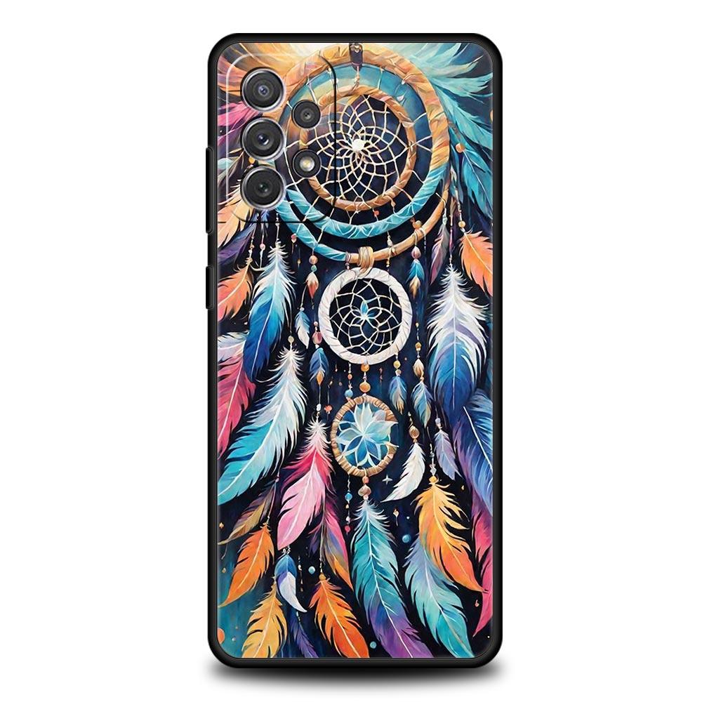Mandala Dreamcatcher Phone Case For Samsung Galaxy A17 A07 A55 A35 A25 A15 A05 A33 5G A31 A23 A21s A13 A41 A73 A53 A51 A71 Cover
