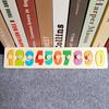 Wooden Puzzle Kids Montessori Toys for Baby 1 2 3 Years Old Alphabet Number Shape Matching Games Children Early Educational Toys
