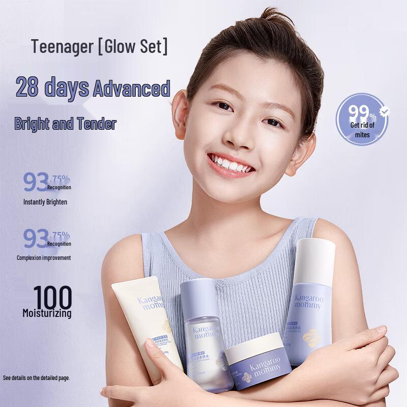 Kangaroo Mommy Teen Skincare 4-Piece Set