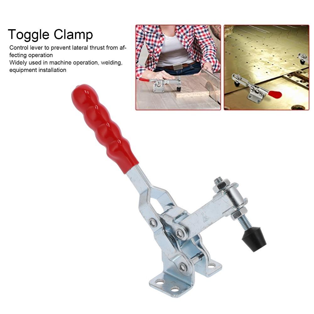 2pcs Stable Toggle Clamp Safe Quick Fixture Durable Quick Release Clamp Woodworking