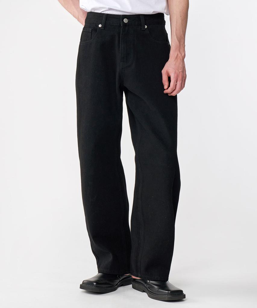 UNTAPPED STUDIO [2Pack] Bio-Washed Wide Denim Pants 6 Colors (B Type)