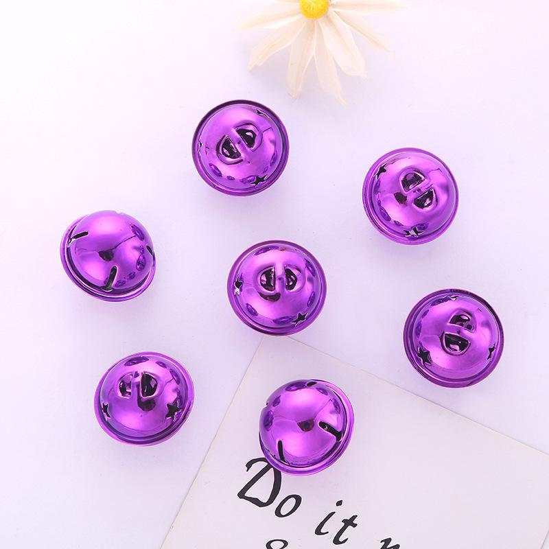

Frosted Five-Point Christmas Pet Collar Bells in Gold & Silver 24mm (Quiet Sound)