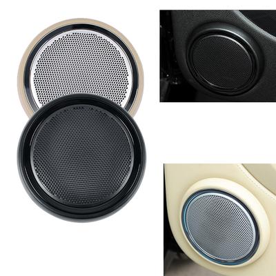 Front Door Speaker Cover Grille For For Mini For Cooper R56 R55 R57 R58 R59 2007-2015 ABS Black Beige Electroplated Car InteriorGood Product