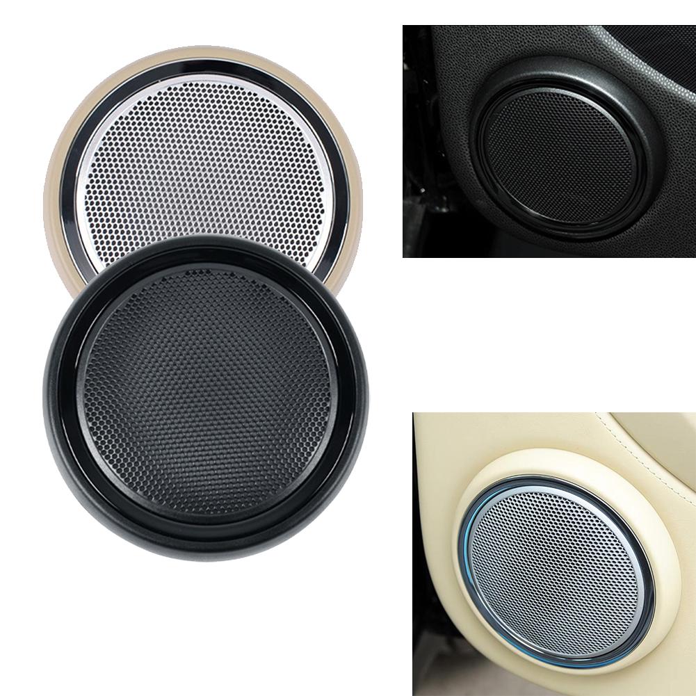 Front Door Speaker Cover Grille For For Mini For Cooper R56 R55 R57 R58 R59 2007-2015 ABS Black Beige Electroplated Car InteriorGood Product