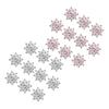 10Pcs Crystal Flower Button DIY Accessories Scrapbook Rhinestone Flatback Embellishment Hair Clip Bouquet Card Making