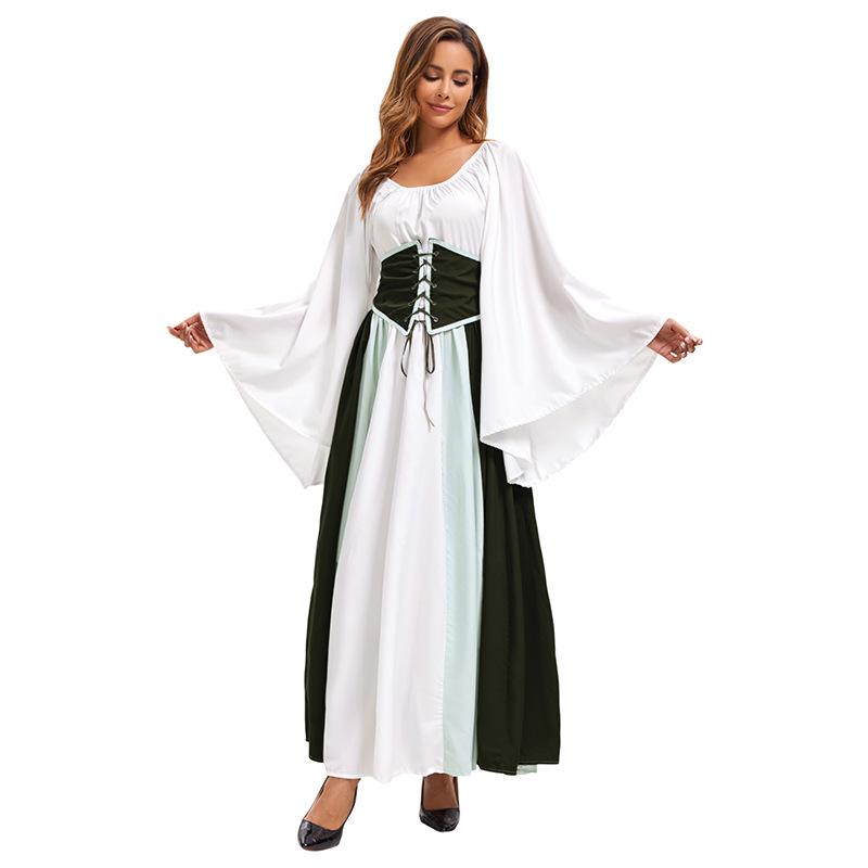 Cosplay Medieval Renaissance Vintage Court Princess Lady Dress Stage Character