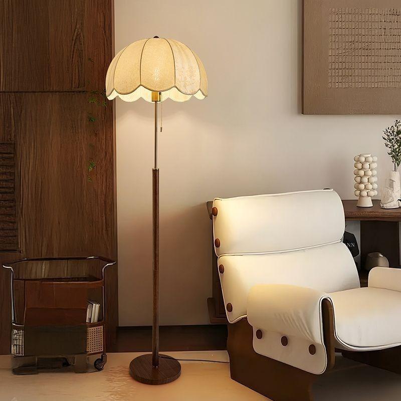 Retro Vintage Floor Lamp - Minimalist Design for Living Room, Sofa, or Bedroom; Offers Decorative Atmosphere and Eye Protection.