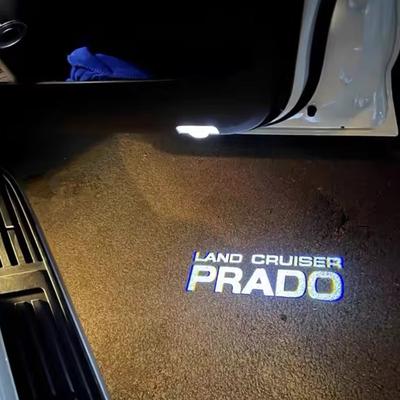 2pcs Car Light For Prado150 2010-2024 LED Car Welcome Door Light Bulbs Ghost Shadow Lamp Accessories