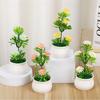 7*15cm Artificial Potted Plant Plastic Seven Star Sun Little Daisy New Simulated Tree Ornaments