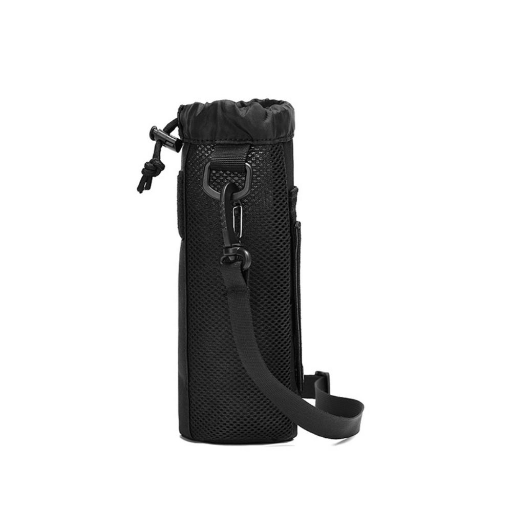 Shoulder Bag Molle Water Bottle Pouch Drawstring Kettle Carrier Bag Climbing