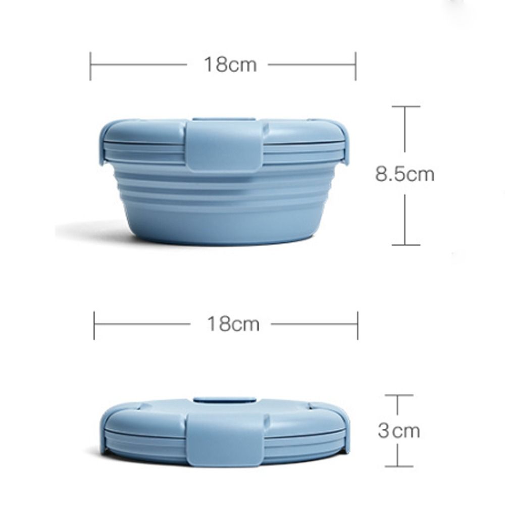 Microwavable for Students Office Workers Lunch Box Folding Bento Box Food Containers for Kids