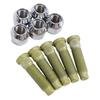 Wheel Stud Bolt Kit Replacement for Vauxhall 9595179 M12 X 1.5 Steel Car Lug Bolts