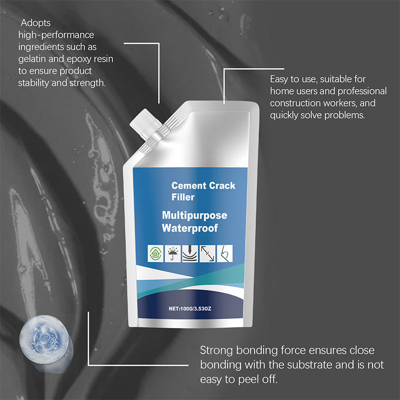 100g Leak-Free Glue Roof Leak Floor Crack Repair Waterproof Sealant Caulk Resistant Leak Sealing Gap Filling Grouting Adhesive
