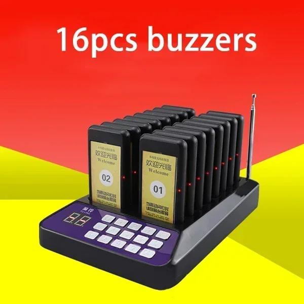 

220 В ресторанный зуммер-пейджер, беспроводная пейджинговая система вызова гостей для кафе, кондитерской, церковного грузовика, двора, вибрация + звонок + вспышка EU