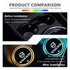 2Pcs LED Car Cup Holder Mat 7 Colors USB Charging For Volvo XC60 XC40 XC90 S60 S90 V60 V90 EX30 EX40 EX90 V40 XC70 C40 Recharge
