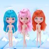 Vinyl  Doll Lifelike Soft Silicone Dolls With Removeable Joints Body Make-up Princess