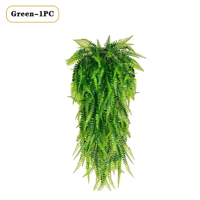 

Persian Grass Simulation Wall Hanging Artificial Ferns Vine Plants Hanging Green Plants Indoor Ceiling Flower Vine Decoration