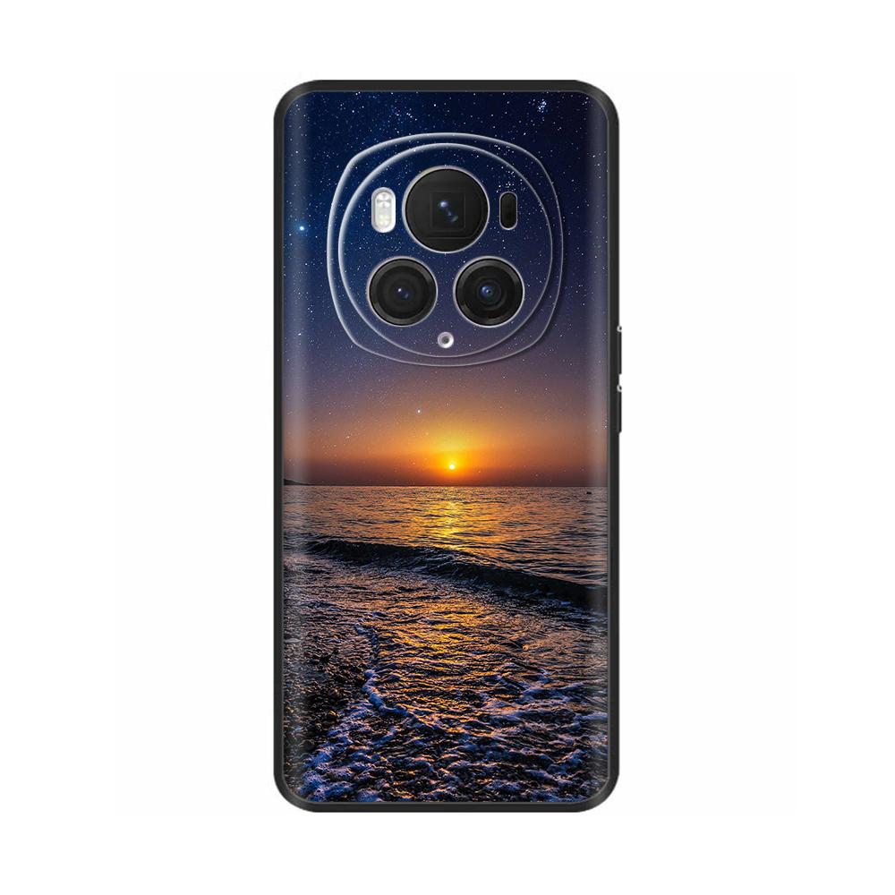 For Honor Magic6 Pro 5G Case Black Bumper Soft TPU Silicone Funda Capa for Honor Magic6 Magic 6 Pro Lite 5G Back Cover Coque Bag