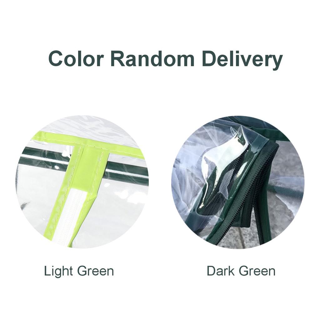 Iron+PE Mini Outdoor Greenhouse Tunnel Flowers Plants Gardening Shelter Winter Rainproof Sun Shade Garden Greenhouses Canopy Kit Awning Random New