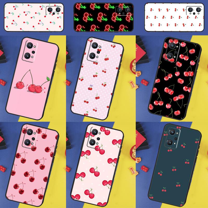 Kirschfrucht Süße Collage Für Realme GT 7 Pro GT 6 5 6T 10 11 12 13 14 Pro Plus C61 C53 C51 C21Y C25S C75 C55 C67 Hülle