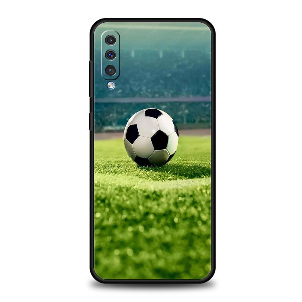 Football Passion Soccer Ball Phone Case For Samsung A54 A52 A24 A14 A50 A70 A40 A20S A20E A02S A12 A22 A34 A42 A32 5G A04s Cover