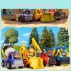 Paw Patrol Rescue Car Set With Plastic Construction Vehicles For Kids Play And Development