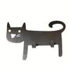 Stainless Steel Smiling Cat Wall Hooks for Kitchen Bathroom Bedroom Door Fridge Storage Organizer