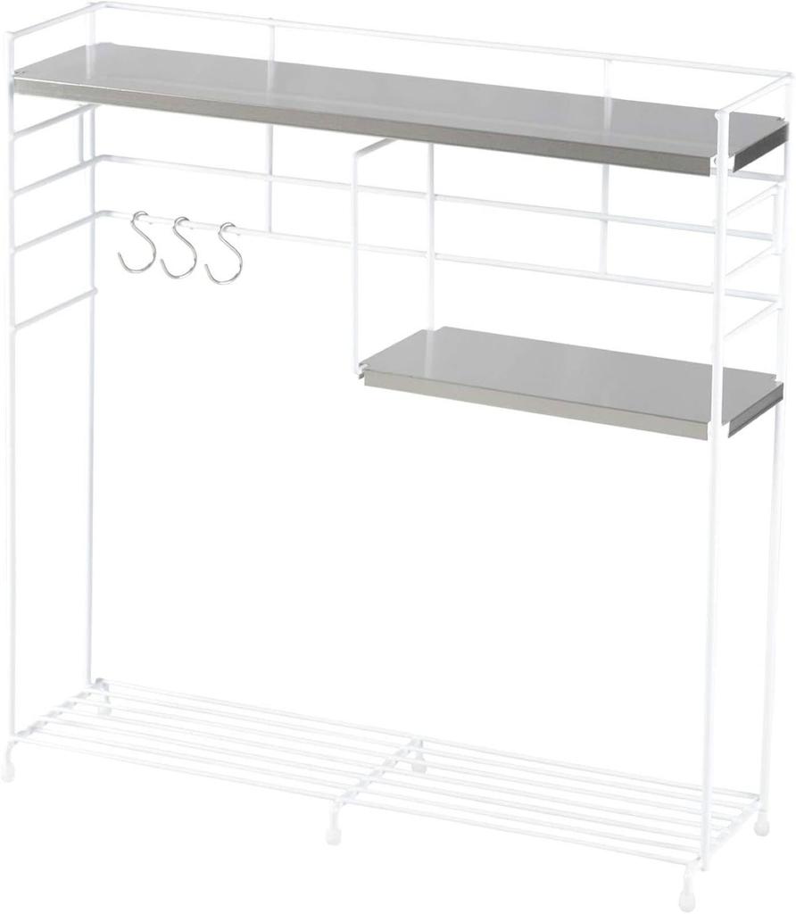 Beworth Style Kitchen Rack, 50cm Wide, 14cm Deep, 50cm High, SB-130027, White