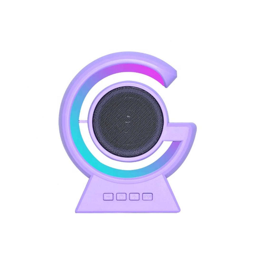 

Портативный беспроводной Bluetooth-динамик со встроенным аккумулятором большой емкости, который может воспроизводиться в течение длительного времени, подходит для семейных посиделок фиолетовый