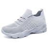 Women's European & American Style Breathable Flyknit Sneakers - Lightweight, Large Size, Casual Sports Shoes