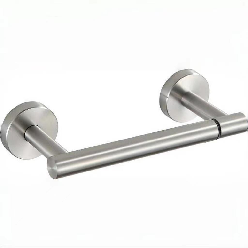 

1PC Stainless Steel Rustproof Double Post Pivoting Tissue Roll Holder for Bathroom Toilet Paper Holder Wall Mount