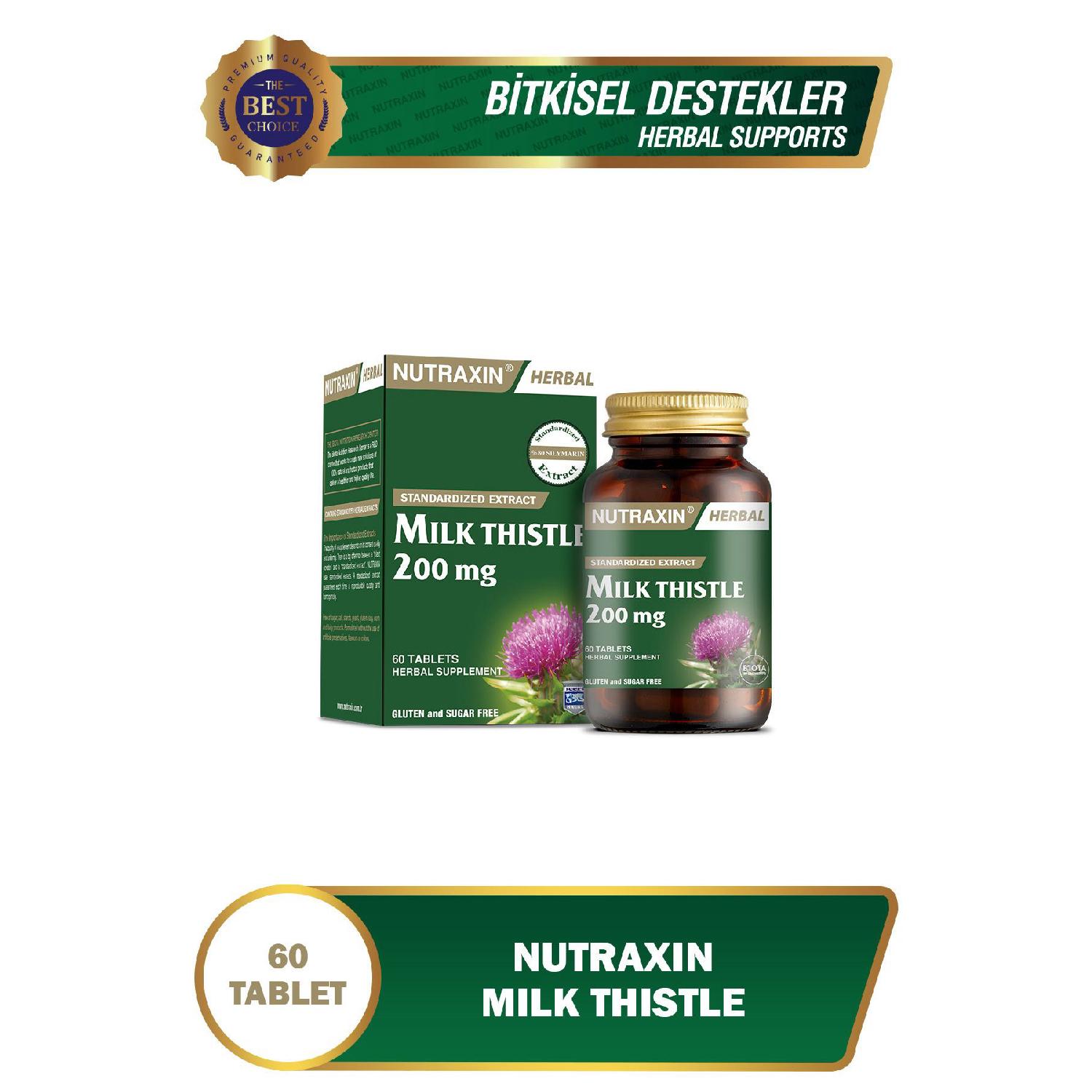 

Milk Thistle 200mg 60 Tablets