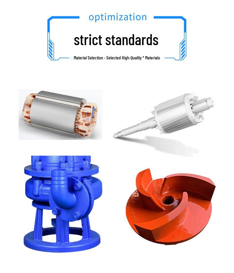 ZJQ High-Power Vertical Submersible Dredging Pump - Wear-Resistant Slurry Pump with High Chromium Alloy for Sand Pit Suction.