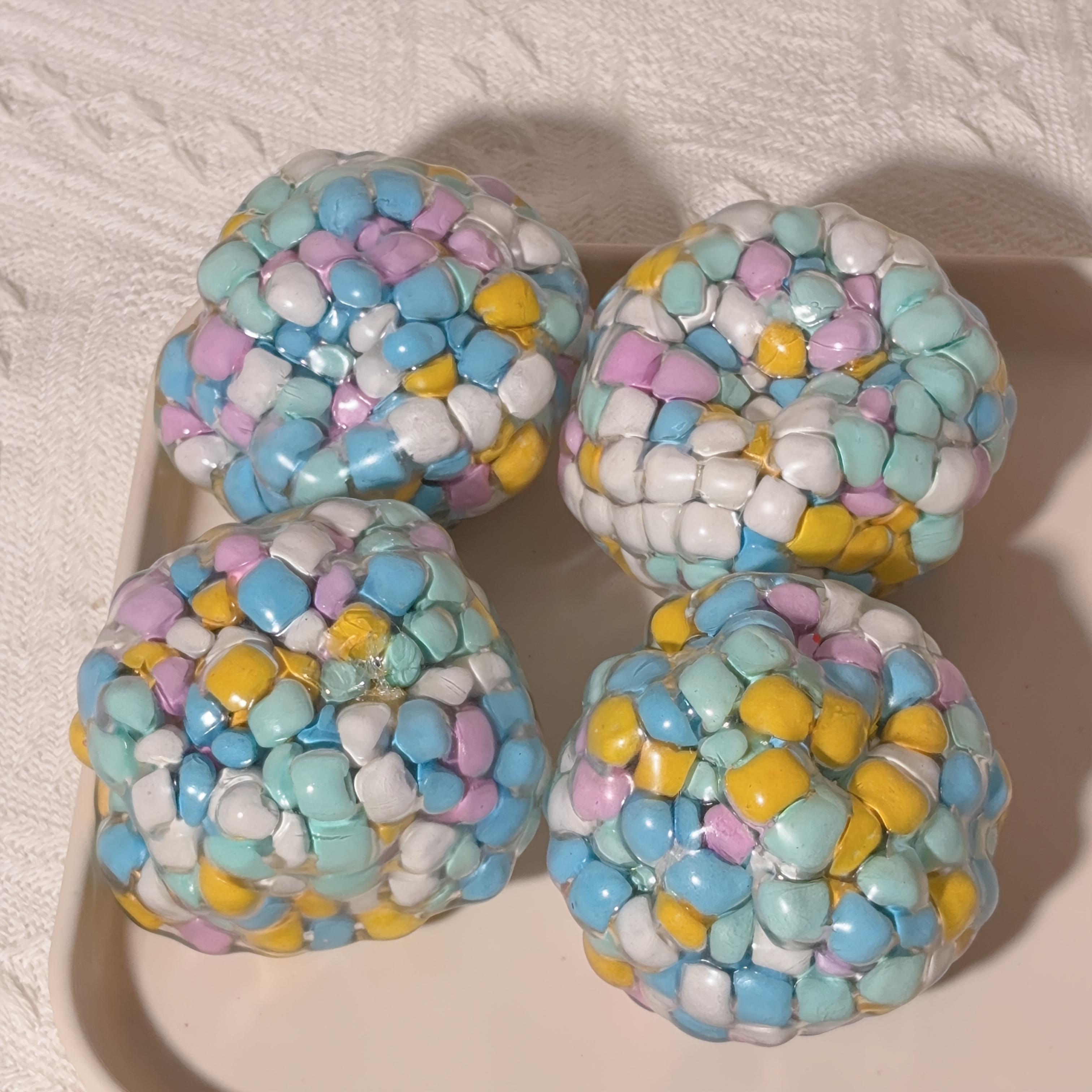 

TPR Essential Oil Stress Ball – Sugar Scented Relaxation Squeeze Toy,Hand Exercise Fidget,Easter Basket Filler & Classroom Prize світло-сірого кольору